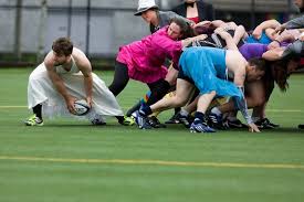 Cross Dressed For Success Womens Rugby Sports Fundraisers Dress For Success