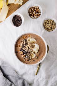 Chocolate Almond Butter Smoothie Bowl A Blissful Treat Anytime Of Day Ft Lovemysilk Tasteslikebetter Lovemysilk Gouter Healthy