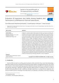 The training for employees must also include information on the hazards of the chemicals in their work area and the. Pdf Evaluation Of Awareness And Safety Among Students And Technicians In Utm Research Chemical Laboratories
