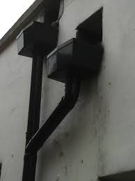 From the roof using a roof anchor system. Gutter Replacement