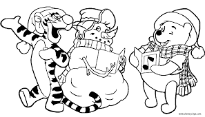 Disney Christmas Coloring Pages For Kids Printable Coloring Home