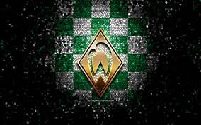Jetzt steht es auch offiziell fest: Download Wallpapers Werder Bremen Fc Glitter Logo Bundesliga Green White Checkered Background Soccer Sv Werder Bremen German Football Club Werder Bremen Logo Mosaic Art Football Germany For Desktop Free Pictures For Desktop