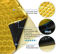 Maybe you would like to learn more about one of these? 3 3 M 4 6 Cm Feng Tono Dorado Aislamiento Termico Del Coche Sonido Acortador De Ruido Estera De Amortiguacion De Ruido Un Rollo De 2 Mm Accesorios De Imagen Y Sonido Accesorios Unisons Com Pk