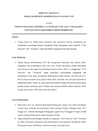 Melamar di bidang akademis, atau. Contoh Kertas Kerja Beli Lcd Pdf