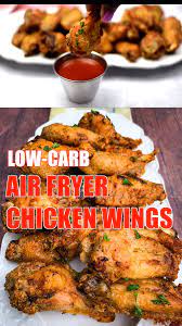 Crispy Air Fryer Fried Chicken Wings Video Air Fryer Recipes Healthy Air Fryer Recipes Chicken Air Fryer Fried Chicken