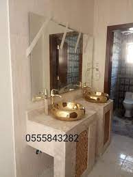 ديكورات مغاسل رخام framed bathroom mirror home decor bathroom mirror