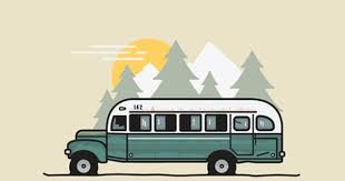 Le bus de into the wild déplacé par hélicoptère. Into The Wild Bus Art Wild Tattoo Bus Drawing