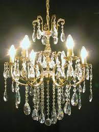 | lights and lamps in. Crystal Chandelier Real Lead Crystals Gold Or Silver Neuerraum