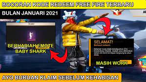 Untuk diketahui emote merupakan item menarik untuk didapatkan karena. Kode Redeem Emote Baby Shark Bulan Januari Terbaru 2021