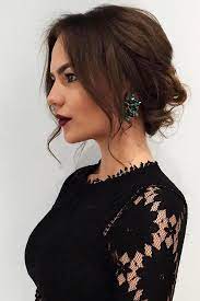 45 Trendy Updo Hairstyles For Medium Length Hair Up Dos For Medium Hair Hair Styles Medium Length Hair Styles