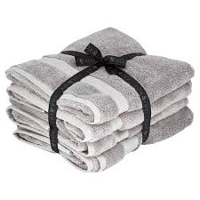 We also offer bridal & gift registry for your big event. Fox Ivy 4piece Egyptian Cotton Towel Bale Silver Tesco Groceries