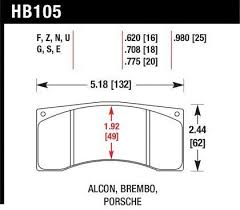 Hawk Alcon B Mb4 Brembo Xa2 E5 01 04 Xa5 90 01 04 Xa6