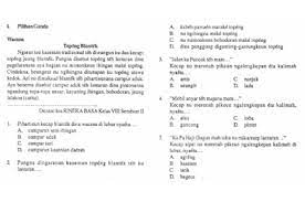Check spelling or type a new query. Soal Bahasa Sunda Kelas 8 Ukk Pat