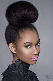 Do You Need Some Ideas For Valentines Day Here Are 11 Romantic Bun Styles Perfect High Bun Hairstyles Natural Hair Styles Natural Hair Styles For Black Women