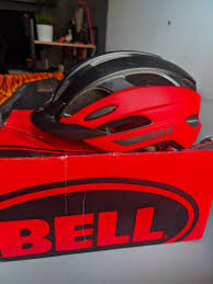 Loceng (bell), carrier (pembawa barang), stand (tongkat basikal). Bell Trace Bicycle Helmet Helmet Basikal Sports Bicycles On Carousell