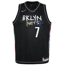 Kevin durant 7 brooklyn nets 2021 biggie city edition white jersey quantity. Kevin Durant Brooklyn Nets City Edition Youth Nba Swingman Jersey