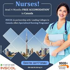 Nurses Study Work In Canada Inscol The Leading Provider Of Post Registration Nursingprograms Offers Courses I Nursing Programs Nursing In Canada Ielts