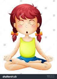 Illustration Of A Little Girl Doing Yoga On A White Background Ad Ad Girl Illustration Yoga Background How To Do Yoga Illustration Yoga Art