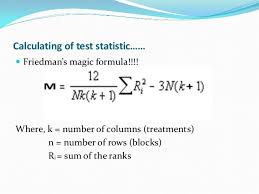 Friedman Two Way Analysis Of Variance By