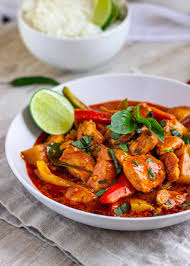 Sticky rice flour (แป้งข้าวเหนียว paeng kao niao in thai) is creamy white and is usually added to plain rice flour in many popular thai snacks and desserts. Creamy Thai Red Curry With Chicken Kevin Is Cooking