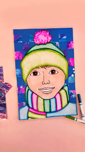 First Grade Winter Self-Portraits , #artteachersofinstagram  #artteachersofig #elementaryart #firstgrade #firstgradeart  #elementaryarteducation #elementaryartideas #elementaryartlessons  #primaryart ...