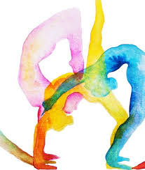 One Breath One Move Fine Art Print Yoga Gymnastics Image 2 In 2020 Yoga Art Painting Yoga Art Chakra Art