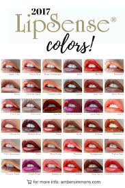 New 2017 Lipsense Color Chart Beauty Ambersimmons Com