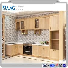 Wood paneling is common too, showing off cabinets are often wood, if not some bright, cheery color. China Kitchen Cabinet Simple Kitchen Design Modern Kitchen Aluminium Kitchen Cabinet Kitchen Cabinet Modern Kitchen Cabinet China Aluminum Furniture Aluminium Kitchen