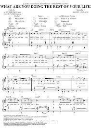 What Are You Doing The Rest Of Your Life Digital Sheet Music Sheet Music Life