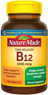 Check spelling or type a new query. Amazon Com Nature Made Vitamin B12 1000 Mcg Time Release Tablets 160 Count Value Size Health Personal Care