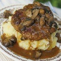 When frying, you can consider olive oil and butter at the same time. Salisbury Steak With Mushroom Gravy Pioneer Woman Recipes Tasty Query