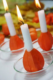 Title Lampionblume Kleine Kerzen Herbst Dekoration