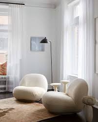 Gubi Pacha Lounge Chair Captured In A Cozy Contemporary Designers Furniture Da Vinci Lifestyle In 2020 Italian Furniture Brands Contemporary Furniture Design Luxury Furniture Brands
