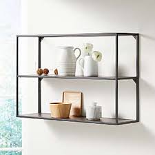 Crates can be turned into useful shelving with relatively little effort. Display Shelves Picture Ledges Crate And Barrel