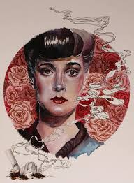 Mariette (Mackenzie Davis) Blade Runner 2049. Commission illustration