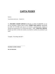 La carta de poder es aquel documento mediante el cual una persona, el representado, otorga determinados poderes a otra, el representante. Carta Poder Simple Para Imprimir En Pdf