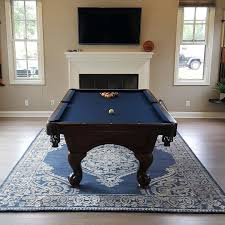 Finished Refelting And Replacing The Area Rug Underneath This 8 Foot World Of Leisure Pool Table Approximat Pool Table Pool Table Felt Colors Pool Table Sizes