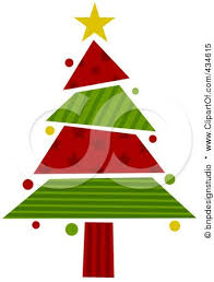 Diy christmas wall decorations with wrapping paper. Red And Green Wrapping Paper Christmas Tree Paper Christmas Tree Christmas Tree Poster Christmas Art
