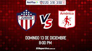 El próximo 7 de diciembre se jugará el partido de v. Junior Vs America Se La Juegan Toda Por El Cupo A La Final Youtube