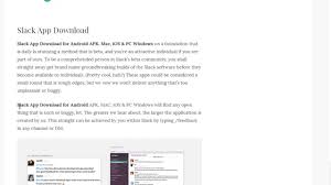 A webkit (blink) powered web browser that google doesn't want you to use: Slack App Download For Android Apk Mac Ios Pc Windows Youtube