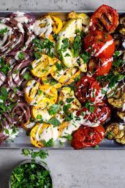Grilled Summer Vegetables With Tahini Dressing Recipe Nyt Cooking Tahini Dressing Recipe Grilled Vegetables Nyt Cooking