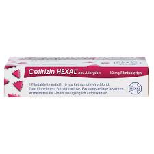 Erfahrungen Zu Cetirizin Hexal Bei Allergien 20 Stuck N1 Medpex Versandapotheke
