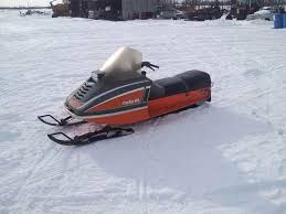 Image result for Orange 1973 Snowmobile