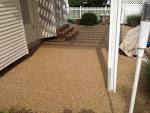 Concrete patio resurfacing
