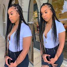Houston Stylist Braider On Instagram Knotless Medium Houstonbraids Dallas Box Braids Hairstyles Braided Hairstyles Weave Hairstyles
