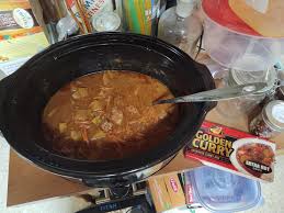 S&B Golden Curry Japanese style. Made with riced cauliflower to cut down on  carbs because Im diabetic. : rslowcooking