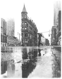 City Reflections Graphite Pencil 11x14 Art Art Drawings Beautiful City Drawing City Sketch