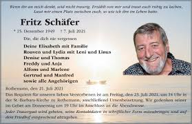 Traueranzeigen von Fritz Schäfer
