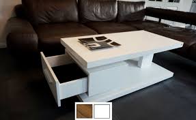 Finebuy couchtisch 60 x 60 cm weiss hochglanz rollbar mit schublade. Design Couchtisch Tisch G 18 Weiss Schublade Stauraum Carl Svensson Design Impex