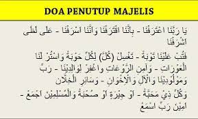 2 Doa Penutup Majelis Yang Sesuai Sunnah Rasululloh Dan Artinya